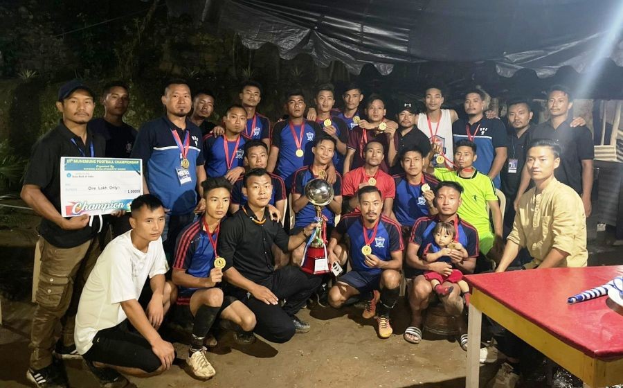 United Vikings FC champion of 19th Mongmong football tournament. (Morung Photo)